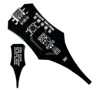 Inductance Tester - Precise Portable Detector, Electronic Component Reader, Handheld Digital Display, Testing Motherboard Capacitor Values, Professional Tools, Black Pocket Device For Lab Work