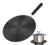 Induction Adapter for Cooking - Precision protection disc with handle Compatible with open flame burner, high heat conduction plate even heating, enhance the cooking experience, for and