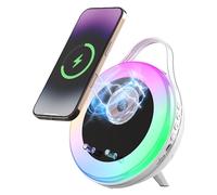 Induction Audio Speaker,Cellphone RGB Sensor Audio Holder,Wireless Speaker Phone Stand - for Home Office Living Room Apartment Dormitory Nightstand