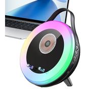 Induction Audio Speaker - Fast Charging RGB Sensor Cellphone Audio Holder | Phone Speaker Wireless Charger - for Apartment Dormitory Nightstand Home Living Room Bedroom