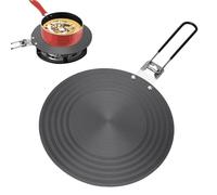 Induction Converter Disc - 9.45 Inch Heat Diffuser Plate with Non-Slip Folding Handle | Modern Design Cooktop Adapter for Ceramic Glass Pots from to