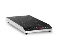 Induction Cooker 2 x 22 cm 60 to 240 °C Timer - Induction Hobs by Royal Catering Silver