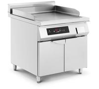 Induction Grill 720 x 610 mm Ribbed and Flat 10000 W Royal Catering - Electric Griddles by Silver
