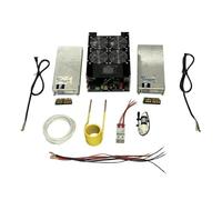 Induction Heater, 5000W ZVS Induction Heater Induction Heating PCB Board Heating Machine Melted Metal + Coil+Pump+Power Supply