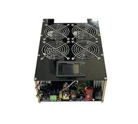 Induction Heater, 5000W ZVS Induction Heater Induction Heating PCB Board Heating Machine Melted Metal + Coil+Pump(Without Crucible)