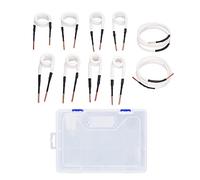 Induction Heater Coil, Induction Heater Bolt Remover Coil Electroplated Bendable Insulated Brass for Automobile