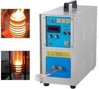 Induction Heater Furnace 15KW High Frequency Heating Equipment Single Phase 220V Low Energy Consumption Immediate Operation for Forging Welding Processing