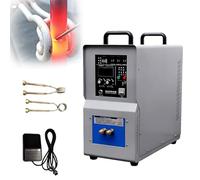Induction Heater Furnace 15KW High Frequency Heating Equipment Single Phase 220V Low Energy Consumption Immediate Operation for Forging Welding Processing