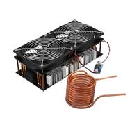 Induction Heater, Induction Heater 2500W Max 50A ZVS High Frequency Heating Printed Circuit Board Coil Crucible Pump Large Power Cooling Fan Car DIY Repair Tools