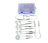 Induction Heater Kit, Mini Magnetic Heater DIY Induction Coils Induction Coil Ductor Magnetic Induction Heater Kit Flameless Heat Accessories 4-10Pcs(10pcs)