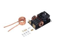 Induction Heating Board ZVS Heater Power Supply Module High Power 1KW Large Current 50A DC 1240V for Metal Heating and DIY Projects Black Plastic with Copper Tube