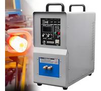 Induction Heating Furnace, 15KW High Frequency Heater, 30-100Hz Frequency, 40°C~2000°C Precision Control, Single Phase 220V, Energy Saving, Fault Indicator for Metal Melting Welding