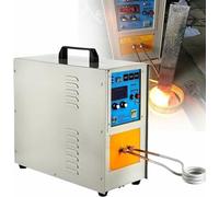 Induction Heating Furnace, 15KW High Frequency Heater, 30-100Hz Frequency, 40°C~2000°C Precision Control, Single Phase 220V, Energy Saving, Fault Indicator for Metal Melting Welding