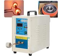 Induction Heating Machine, 15KW High Frequency Heater, 30-100Hz, 40°C-2000°C Temperature Range, Water-Cooled Protection, 3-Stage Heating, Immediate Operation