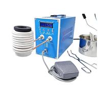 Induction Heating Machine 3KW for Metal Melting, Fast Energy Saving Furnace for Gold, Silver, Copper Smelting, High Frequency Heating Equipment
