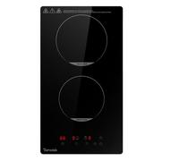 Induction Hob, 2 ring induction hob, plug in hob,induction cooker 30cm with Child Lock, Boost Function, Touch Control, Residual Heat Indicator, Power Cord, 3500W, Topwish