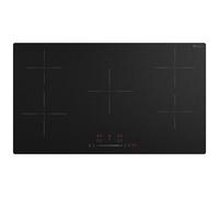 Induction Hob 5 Zone, 90 CM Induction Hob with Frosted Glass, Boost Function, 99 Mins Timer, 9300W Black