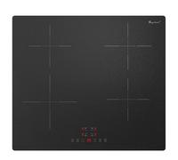 Induction Hob 60 cm 4 Burners - Matte Glass, Boost Function, 9 Power Levels, Timer 1-99 Min, Child Lock, 7200 W