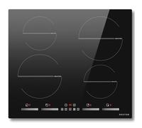 Induction Hob 60 cm, Built-in Induction Hob 4 Plates with Booster, 7200 W