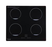 Induction Hob 60cm, 4 Zone Induction Hob with Child Lock, Boost Function, Touch Control, Residual Heat Indicator, Timer, 7200W Topwish