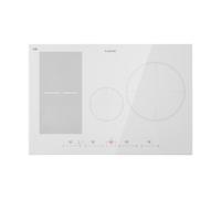Induction Hob 77 cm 4 Ring Glass Ceramic Induction Range Cooker Electric White