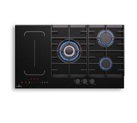 Induction Hob 90 cm Gas Hob Hot Plate Electric Cooker 5 Zones Child Safety Black