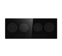 Induction Hob 90 cm Hot Plate Electric Cooker 4 Zones 7200 W Touch Control Black