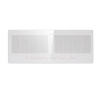 Induction Hob 90 cm Hot Plate Electric Cooker 4 Zones Flex 7200 W Touch White
