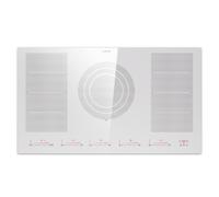 Induction Hob 90 cm Hot Plate Electric Cooker 5 Zones Flex 9600 W Touch White