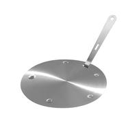 Induction Hob Adapter Plate - Induction Hob Adapter for Rental Apartments, Stainless Steel Heat Distributor Simmer Disc for Household, Dorm, Small Kitchens