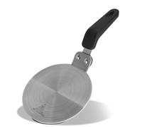 Induction Hob Converter Plate,Heat Diffuser Plate Stainless Steel,13cm/20cm Stovetop Heat Diffuser Cooktop Heat Diffuser Cooking Induction Adapter for Moka Pot,Coffee Cookware(13cm)