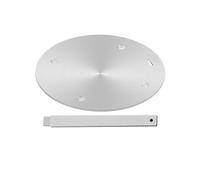 Induction Hob Converter Plate, Lifenergric Induction Adapter Plate, Stainless Steel Heat Diffuser Plate with Detachable Handle for Gas Stove Top 20cm