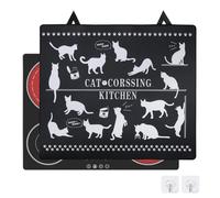 Induction Hob Cover 62x53cm, Electric Stove Protector Mat, Fireproof and Waterproof Heat-Resistant Prevents Scratches Ceramic Glass Cooktop Cover, Multifunctional Silicone Cooker Mats (C)