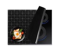 Induction Hob Cover 62x53CM, Electric Stove Protector Mat, Fireproof and Waterproof Heat-Resistant Prevents Scratches Ceramic Glass Cooktop Cover, Multifunctional Silicone Cooker Mats