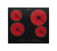 Induction Hob Hot Plate Ceramic 4 Zones Built-In Glass Touch Panel 59x52cm 6500W