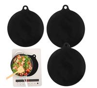 Induction Hob Protector 3Pcs Silicone Induction Cooktop Mat 8.66x9.84 Inch Heat Resistant Round Glass Top Cover for Electric Stove Induction StoveInduction Hob Protector Induction Hob Cover