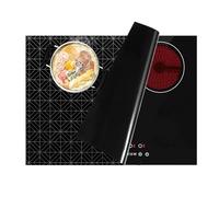 Induction Hob Protector Mat 62 x 53CM, Large Silicone Induction Cooktop Mat, Cooktop Scratch Protector Ceramic Electric Glass Cooktop Cover, Multifunctional Silicone Cooker Mats for Induction Stove