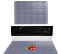 Induction Hob Protector Mat,76x53cm Silicone Stove Top Covers,Hob Covers for Electric Cookers,Heat Resistant Glass Top Stove Cover to Protect Surface, Prevent Scratching