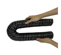 Induction Intake Pipe Hose 1M Universal Car Air Intake Ducting Pipe Flexible Air Vent Ventilation Hose Tube Hot Cold Cooling Transfer Extractor 102mm-160mm(133mm)