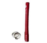 Induction Intake Pipe Hose Silicon Universal Car Silicone Flexible Hose Silicon Intercooler Air Intake Pipe Radiator Tube Convoluted Silicone Tub(Red,500mm,ID110mm)