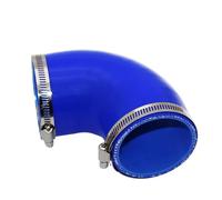 Induction Intake Pipe Hose Universal Silicone Tubing Hose 90 Degrees Connector Car Intercooler Turbo Intake Pipe Coupler Blue Multi Size(83MM)