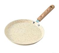 Induction Pancake Pan 10in for Stovetop Oven(8寸) | Lightweight aluminum body, magnetized base, induction compatible, fast heat up, for beige finish