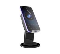 Induction Speaker Booster, Wireless Sound Amplifying Stand, Compact Phone Holder For Home Use, Anti-Slip ABS Material Build, Portable Gadget For Parties Travel, Gift For Men Entertainment
