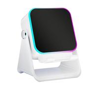 Induction Speaker - Foldable Audio, 10W Induction Phone Holder, Heavy Duty Travel Accessory, Wireless Sound Badge with Light | Wonderful Gift for Home, Office