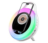 Induction Speaker - RGB Cellphone Sound Amplifier Holder | Phone Speaker Wireless Charger,for Home Office Living Room Apartment Dormitory Nightstand