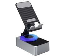 Induction Stand Speaker - Wireless Amplifier, Rechargeable Sound Dock, Portable Stereo Stand | Non Slip Music Station For Smartphone Tablet Office Office Room
