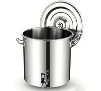 Induction Stock Pot 108L with Lid Tough Non Stick Scratch Resistant Stay Cool Handles Ideal for Cooking Soup Stew and Stock Durable Kitchen Essential