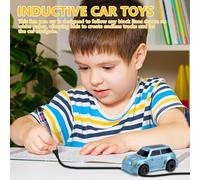 Inductive Car Toy - Inductive Car Truck Toy | Black Line Follower, Optical Sensor Vehicle, Stem Learning Activity, Drawing Track Game, Logical Thinking Development, Interactive Engineering Playset