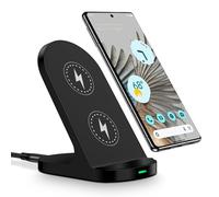 Inductive Charging Station, 15W Fast Wireless Charger Stand for Google Pixel 9/9 Pro/8/8 Pro/7/7 Pro, Samsung Galaxy S24 Ultra/S23/S22/S21 FE/S20, Mobile Phone Wireless Charger for iPhone 16