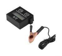 Inductive Digital Tachometer for 2- and 4- Petrol Engines, Chainsaw, Motorcycle, Lawn Mower, RPM Meter with Auto Reset, 100-30000 Range, Black